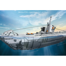 Load image into Gallery viewer, 3987PCS Military Large SR-71 Strategic U Type Submarine Undersea Boat Model Toy Building Block Brick Gift Kids DIY Set New Compatible Lego
