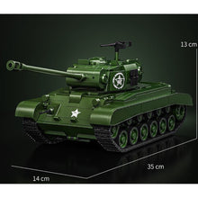 Load image into Gallery viewer, 1703PCS MOC Military M26 Pershing Heavy Tank Figure Model Toy Building Block Brick Gift Kids DIY Set New Compatible Lego
