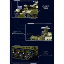 Load image into Gallery viewer, 530PCS MOC Military 2in1 BMD-2S AFV BMD-1S Figure Model Toy Building Block Brick Gift Kids DIY Set New 1:35 Compatible Lego
