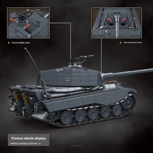 Load image into Gallery viewer, 1563PCS MOC Military Tiger II Sd.Kfz.182 Heavy Tank Figure Model Toy Building Block Brick Gift Kids DIY Set New Compatible Lego
