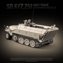 Load image into Gallery viewer, 714PCS MOC Military SD.KFZ.251 Half Track Armored Vehicle Figure Model Toy Building Block Brick Gift Kids DIY Set New Compatible Lego

