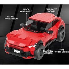 Load image into Gallery viewer, 451PCS MOC Technic Speed Red FUV Purosangue SUV Sports Car Model Toy Building Block Brick Gift Kids DIY Set New Compatible Lego
