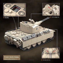 Load image into Gallery viewer, 1389PCS MOC Military FLAKPANZER V Coelian Anti-Aircraft Tank Figure Model Toy Building Block Brick Gift Kids DIY Set New Compatible Lego
