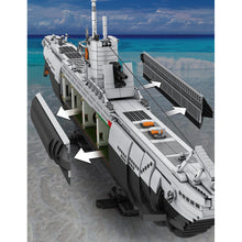 Load image into Gallery viewer, 3987PCS Military Large SR-71 Strategic U Type Submarine Undersea Boat Model Toy Building Block Brick Gift Kids DIY Set New Compatible Lego
