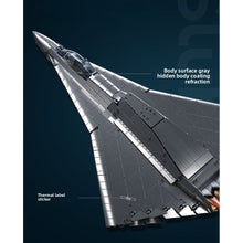 Load image into Gallery viewer, 1182PCS MOC Military J-36 Stealth Bomber Air Fighter Sixth Generation Jet Figure Model Toy Building Block Brick Gift Kids DIY Set New 1:44 Compatible Lego
