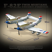 Load image into Gallery viewer, 1107PCS MOC Military F-82E Twin Mustang Escort Air Fighter Plane Figure Model Toy Building Block Brick Gift Kids DIY Set New Compatible Lego
