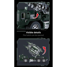 Load image into Gallery viewer, 1166PCS MOC Military Armored Missile Truck Vehicle Model Toy Building Block Brick Gift Kids DIY Set New Compatible Lego
