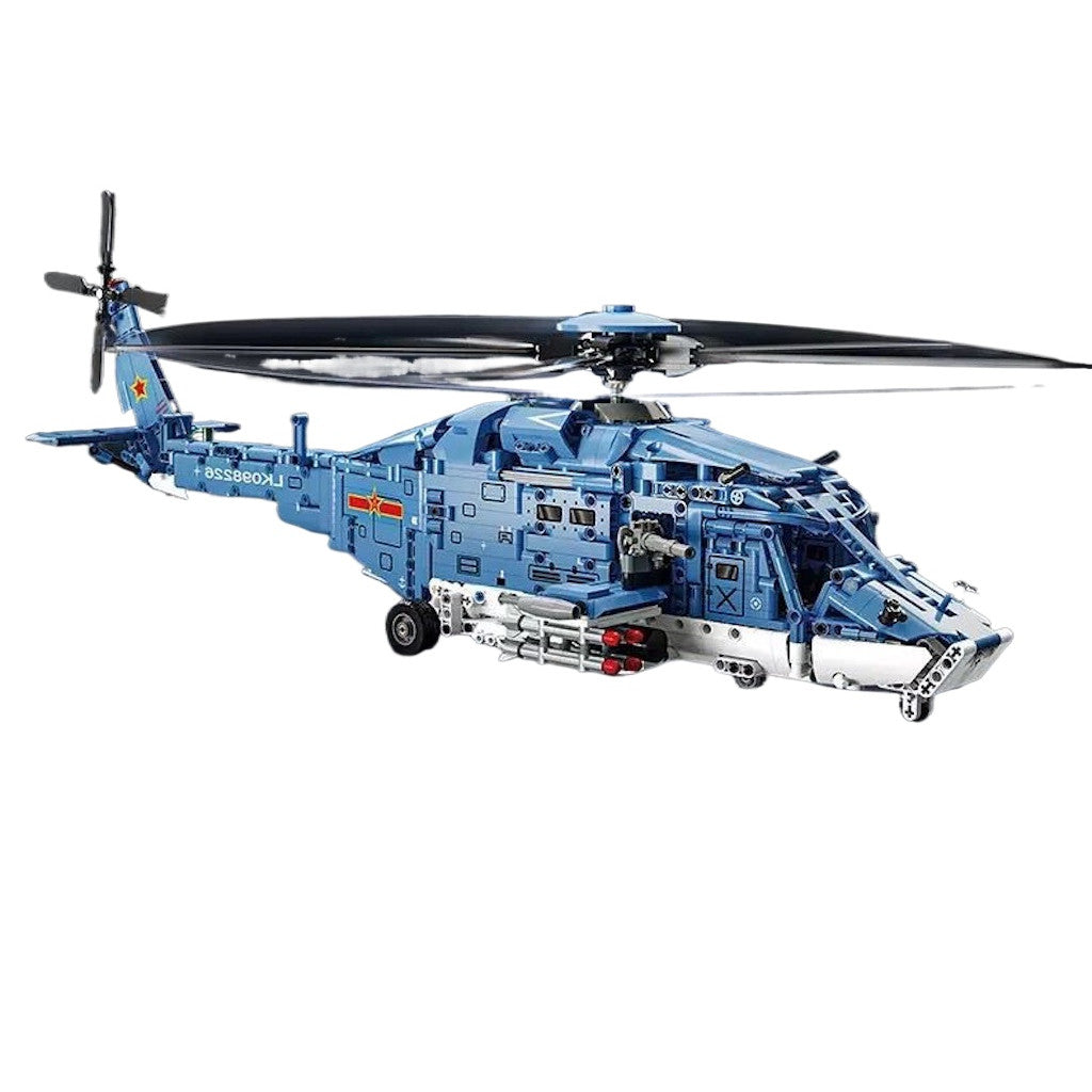 1711PCS MOC Military Technic Armored Helicopter Gunships Model Toy Building Block Brick Gift Kids DIY Set New Compatible Lego