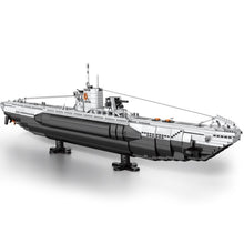 Load image into Gallery viewer, 3987PCS Military Large SR-71 Strategic U Type Submarine Undersea Boat Model Toy Building Block Brick Gift Kids DIY Set New Compatible Lego
