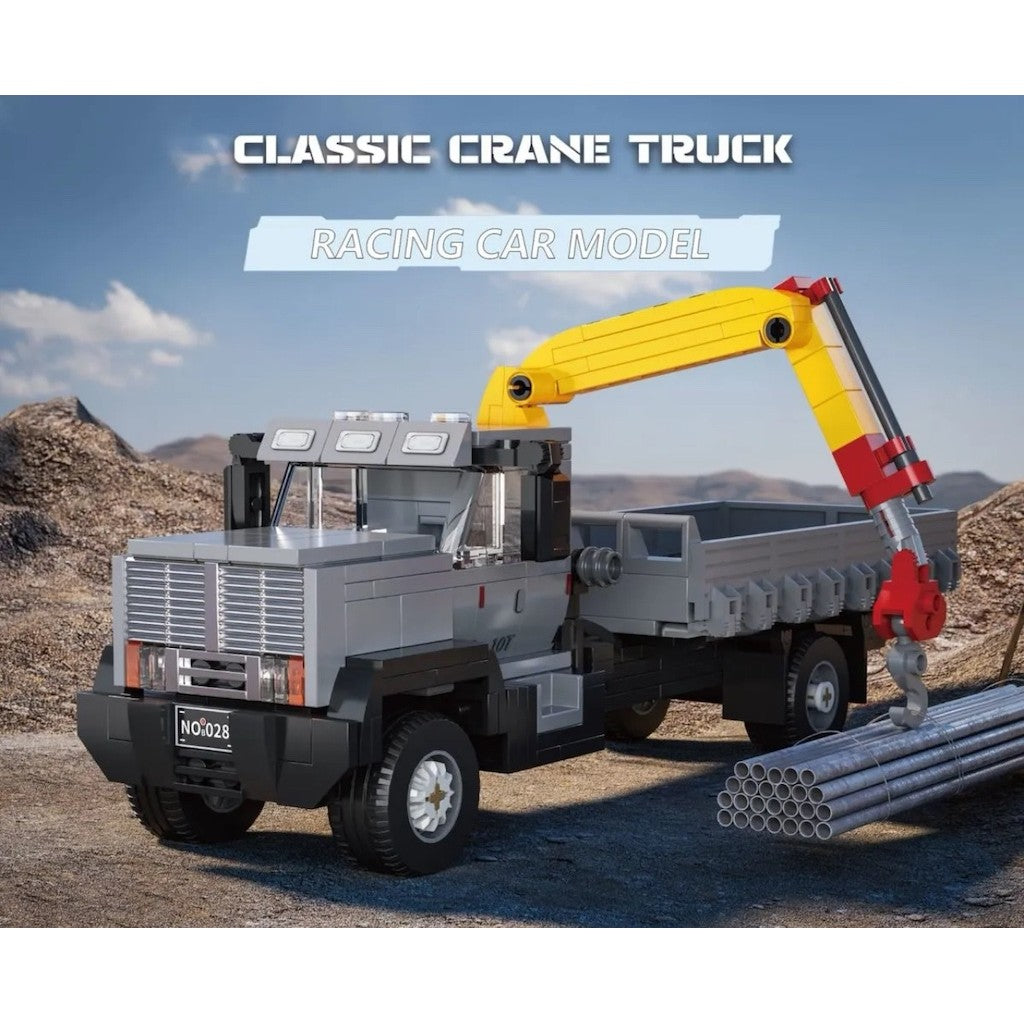 526PCS MOC Technic Speed Crane Truck Model Toy Building Block Brick Gift Kids DIY Set New Compatible Lego