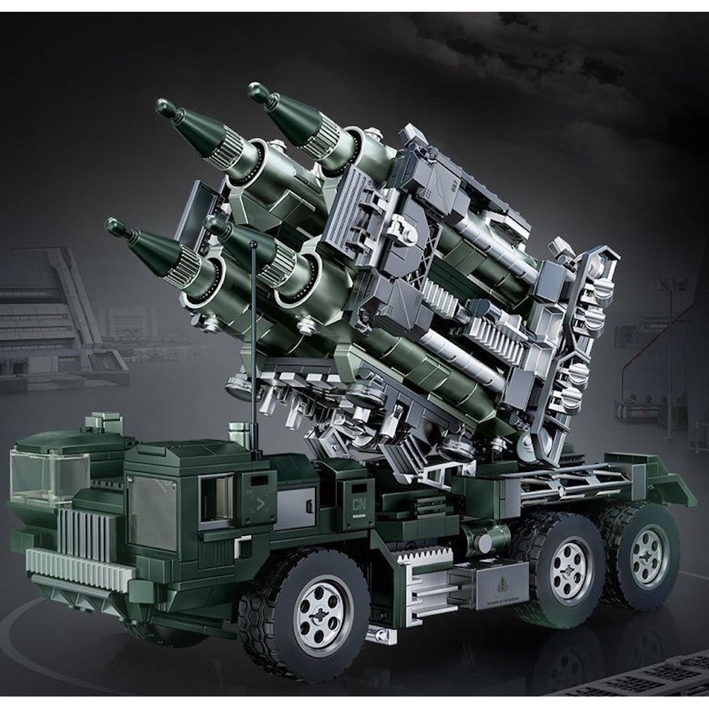1166PCS MOC Military Armored Missile Truck Vehicle Model Toy Building Block Brick Gift Kids DIY Set New Compatible Lego