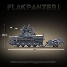 Load image into Gallery viewer, 675PCS MOC Military FLAKPANZER I Tank Figure Model Toy Building Block Brick Gift Kids DIY Set New Compatible Lego
