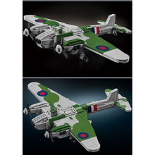 Load image into Gallery viewer, 526PCS MOC Military De Havilland Mosquito Wooden Wonder Bomber Air Fighter Figure Model Toy Building Block Brick Gift Kids DIY Set New Compatible Lego
