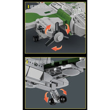 Load image into Gallery viewer, 526PCS MOC Military De Havilland Mosquito Wooden Wonder Bomber Air Fighter Figure Model Toy Building Block Brick Gift Kids DIY Set New Compatible Lego
