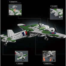 Load image into Gallery viewer, 526PCS MOC Military De Havilland Mosquito Wooden Wonder Bomber Air Fighter Figure Model Toy Building Block Brick Gift Kids DIY Set New Compatible Lego
