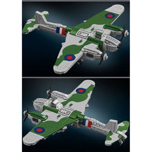 Load image into Gallery viewer, 526PCS MOC Military De Havilland Mosquito Wooden Wonder Bomber Air Fighter Figure Model Toy Building Block Brick Gift Kids DIY Set New Compatible Lego
