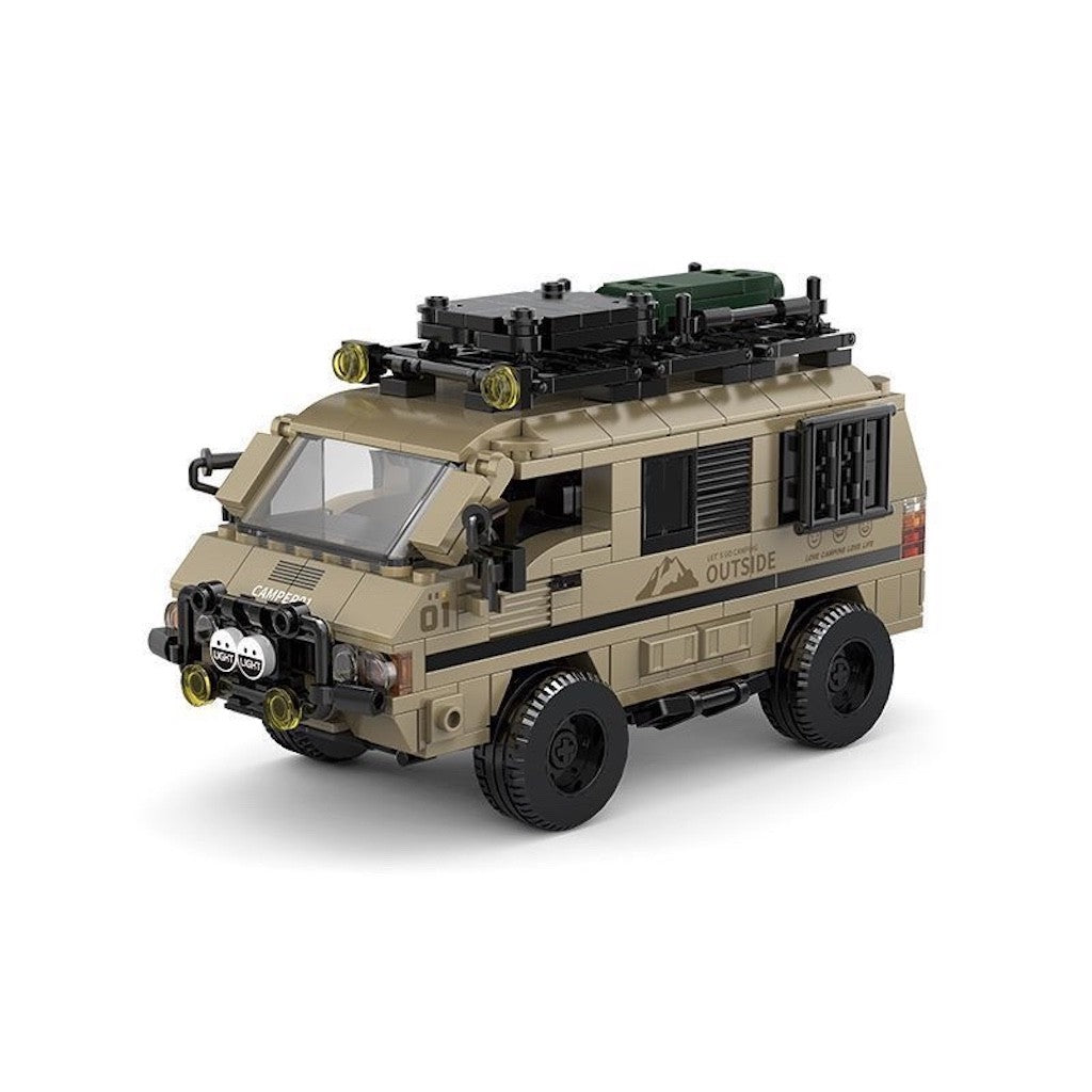 400PCS MOC Technic Speed Delica Mini Van Camper Car Model Toy Building Block Brick Gift Kids DIY Set New 1:32 Compatible Lego