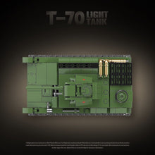 Load image into Gallery viewer, 689PCS MOC Military T-70 Light Tank Figure Model Toy Building Block Brick Gift Kids DIY Set New Compatible Lego
