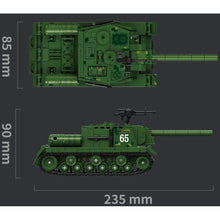 Load image into Gallery viewer, 538PCS MOC Military Heavy Assault Cannon ISU-152 Figure Model Toy Building Block Brick Gift Kids DIY Set New Compatible Lego
