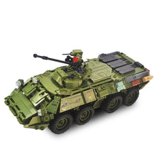 Load image into Gallery viewer, 611PCS MOC Military 2in1 BTR-80AS IFV Infantry Fighting Vehicle Figure Model Toy Building Block Brick Gift Kids DIY Set New 1:35 Compatible Lego
