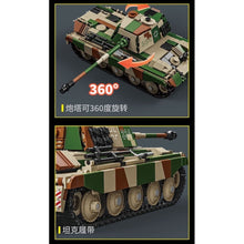 Load image into Gallery viewer, 853PCS MOC Military King Tiger Heavy Tank Figure Model Toy Building Block Brick Gift Kids DIY Set New Compatible Lego
