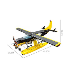 Load image into Gallery viewer, 739PCS MOC Military Cessna 208 Caravan Air Plane Model Toy Building Block Brick Gift Kids DIY Set New  Compatible Lego

