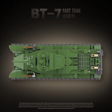Load image into Gallery viewer, 675PCS MOC Military BT-7 Betushka Betka Early Fast Tank Figure Model Toy Building Block Brick Gift Kids DIY Set New Compatible Lego

