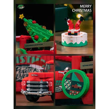 Load image into Gallery viewer, 611PCS MOC Christmas Red Pickup Truck Display Box Model Toy Building Block Brick Gift Kids DIY Set New Compatible Lego
