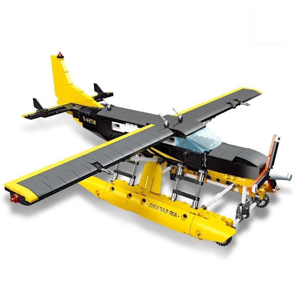 739PCS MOC Military Cessna 208 Caravan Air Plane Model Toy Building Block Brick Gift Kids DIY Set New  Compatible Lego