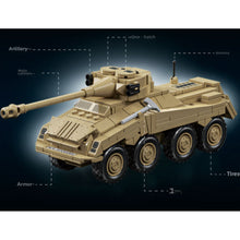 Load image into Gallery viewer, 426PCS MOC Military SD.KFZ.234 PUMA Heavy Armored Vehicle Figure Model Toy Building Block Brick Gift Kids DIY Set New Compatible Lego
