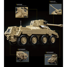 Load image into Gallery viewer, 426PCS MOC Military SD.KFZ.234 PUMA Heavy Armored Vehicle Figure Model Toy Building Block Brick Gift Kids DIY Set New Compatible Lego

