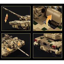 Load image into Gallery viewer, 2222PCS MOC Military Large Type 100 Main Tank Figure Model Toy Building Block Brick Gift Kids DIY Set New 1:28
