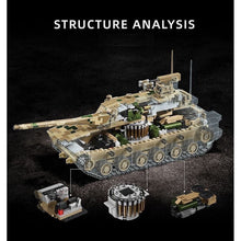 Load image into Gallery viewer, 2222PCS MOC Military Large Type 100 Main Tank Figure Model Toy Building Block Brick Gift Kids DIY Set New 1:28
