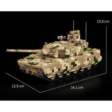 Load image into Gallery viewer, 2222PCS MOC Military Large Type 100 Main Tank Figure Model Toy Building Block Brick Gift Kids DIY Set New 1:28
