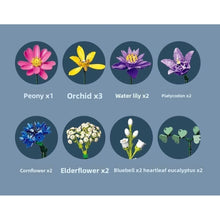 Load image into Gallery viewer, 739PCS MOC Flower Rainbow Decorate Display Model Toy Building Block Brick Gift Kids DIY Set New
