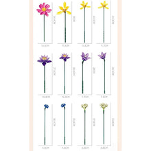 Load image into Gallery viewer, 739PCS MOC Flower Rainbow Decorate Display Model Toy Building Block Brick Gift Kids DIY Set New

