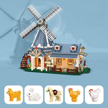 Load image into Gallery viewer, 1742PCS MOC City Street Ranch Windmill House Farm Model Toy Building Block Brick Gift Kids DIY Set New
