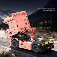 Load image into Gallery viewer, 1296PCS MOC Static Tachnic Speed Pink Pig #23 Actros Container Truck Tractor Building Block Brick Gift Kids DIY Set New
