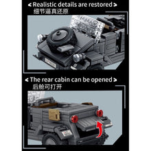 Load image into Gallery viewer, 362PCS MOC Military VW 82 Kubelwagen‌ Convertible Jeep Figure Model Toy Building Block Brick Gift Kids DIY Set New

