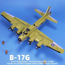 Load image into Gallery viewer, 1270PCS MOC Military B-17 GS Bomber Air Plane Figure Model Toy Building Block Brick Gift Kids DIY Set New 1:44
