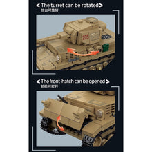 Load image into Gallery viewer, 806PCS MOC Military Panzer IV Tank Figure Model Toy Building Block Brick Gift Kids DIY Set New
