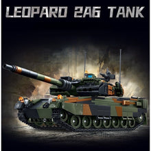 Load image into Gallery viewer, 903PCS MOC Military Leopard 2A6 Main Tank Figure Model Toy Building Block Brick Gift Kids DIY Set New
