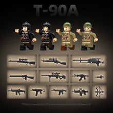 Load image into Gallery viewer, 1200PCS MOC Military T-90A Main Battle Tank Figure Model Toy Building Block Brick Gift Kids DIY Set New

