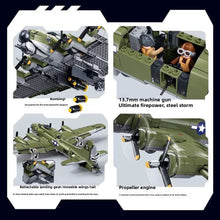 Load image into Gallery viewer, 1270PCS MOC Military B-17 GS Bomber Air Plane Figure Model Toy Building Block Brick Gift Kids DIY Set New 1:44

