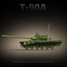 Load image into Gallery viewer, 1200PCS MOC Military T-90A Main Battle Tank Figure Model Toy Building Block Brick Gift Kids DIY Set New
