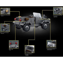 Load image into Gallery viewer, 362PCS MOC Military VW 82 Kubelwagen‌ Convertible Jeep Figure Model Toy Building Block Brick Gift Kids DIY Set New

