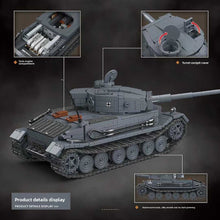 Load image into Gallery viewer, 1531PCS MOC Military VK 45.01 Panzerkampfwagen VI Tiger P Tank Figure Model Toy Building Block Brick Gift Kids DIY Set New
