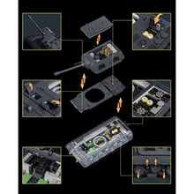 Load image into Gallery viewer, 1866PCS MOC Military Large E-100 Heavy Tank Figure Model Toy Building Block Brick Gift Kids DIY Set New 1:28
