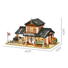 Load image into Gallery viewer, 3288PCS MOC City Street Large Western Railway Station Office Model Toy Building Block Brick Gift Kids DIY Set New
