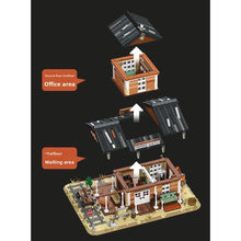Load image into Gallery viewer, 3288PCS MOC City Street Large Western Railway Station Office Model Toy Building Block Brick Gift Kids DIY Set New
